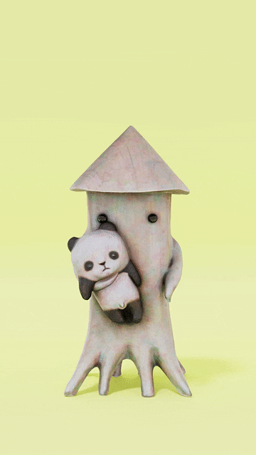 子連れイカ / Lone squid and cub